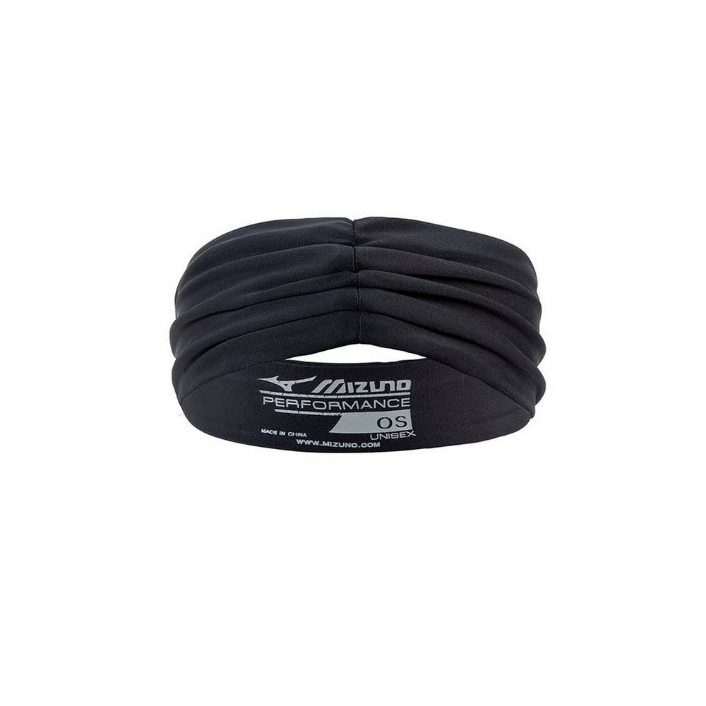 Mens Mizuno April Ross Vantage Volleyball Headband Black Philippines (HYNUEM985)